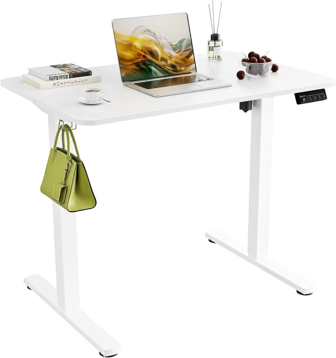 Electric Standing Desk 90x60cm Height Adjustable - Image 1
