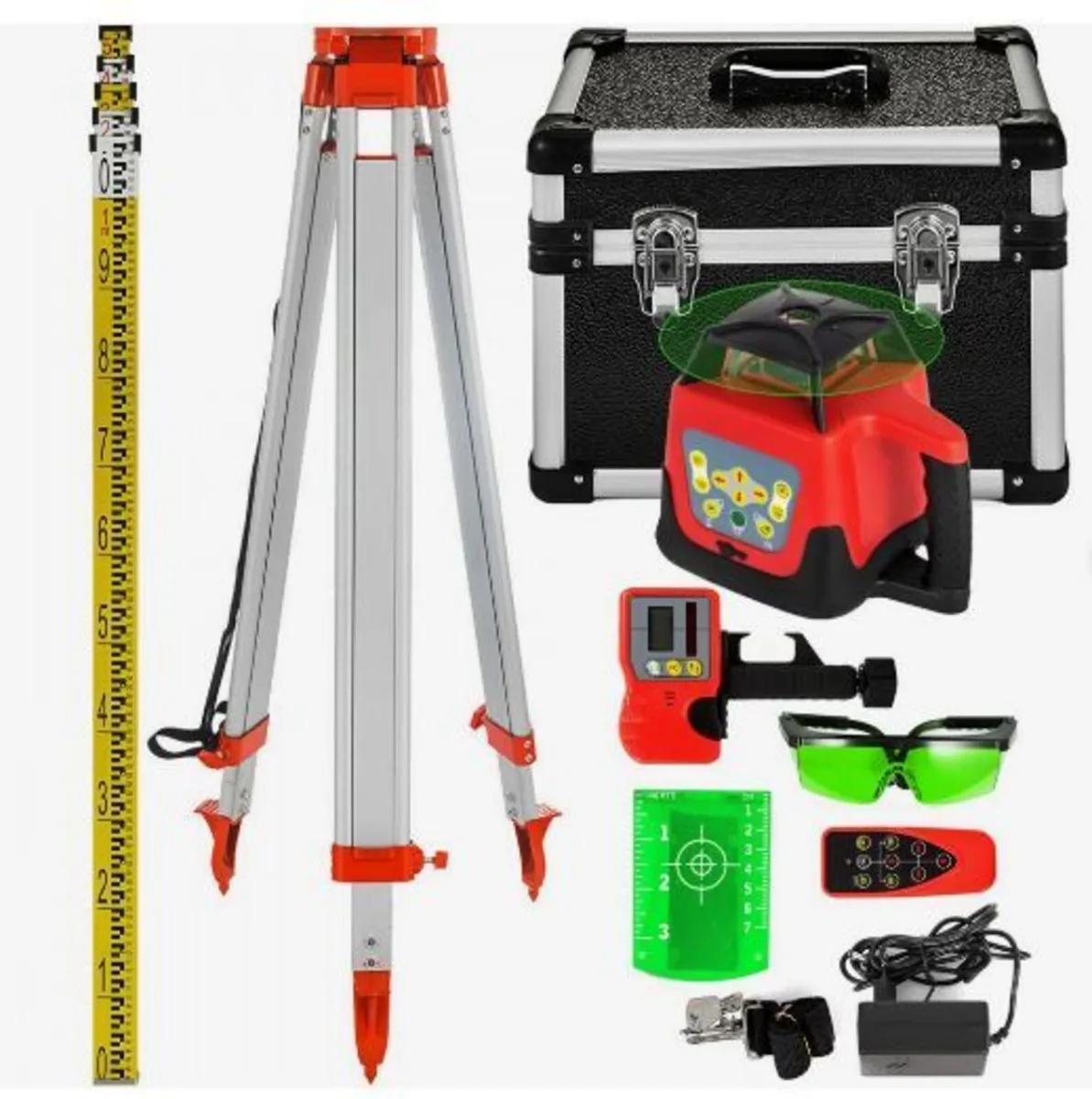 Green Rotary Laser Level Kit - Image 1
