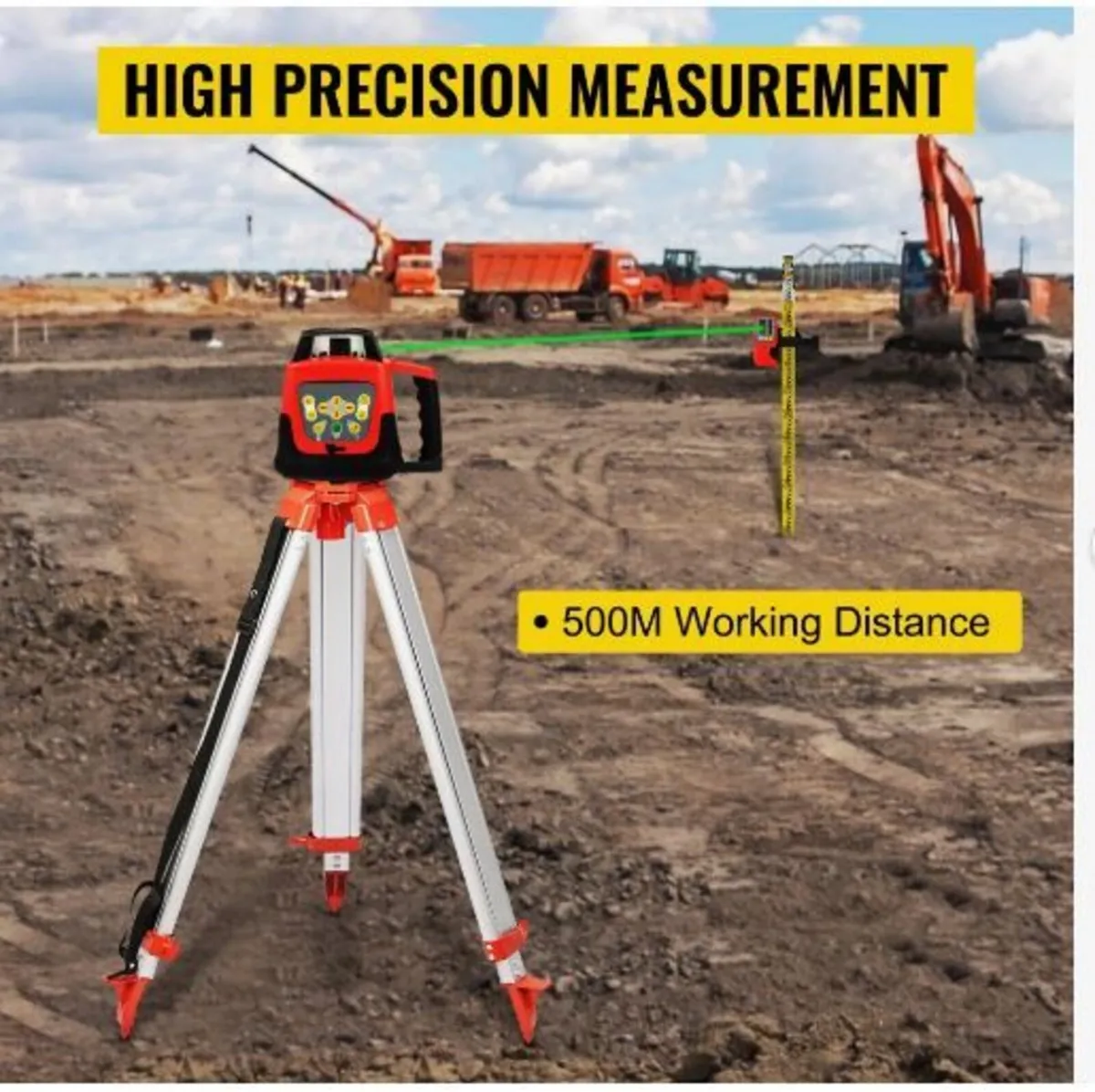 Green Rotary Laser Level Kit - Image 3