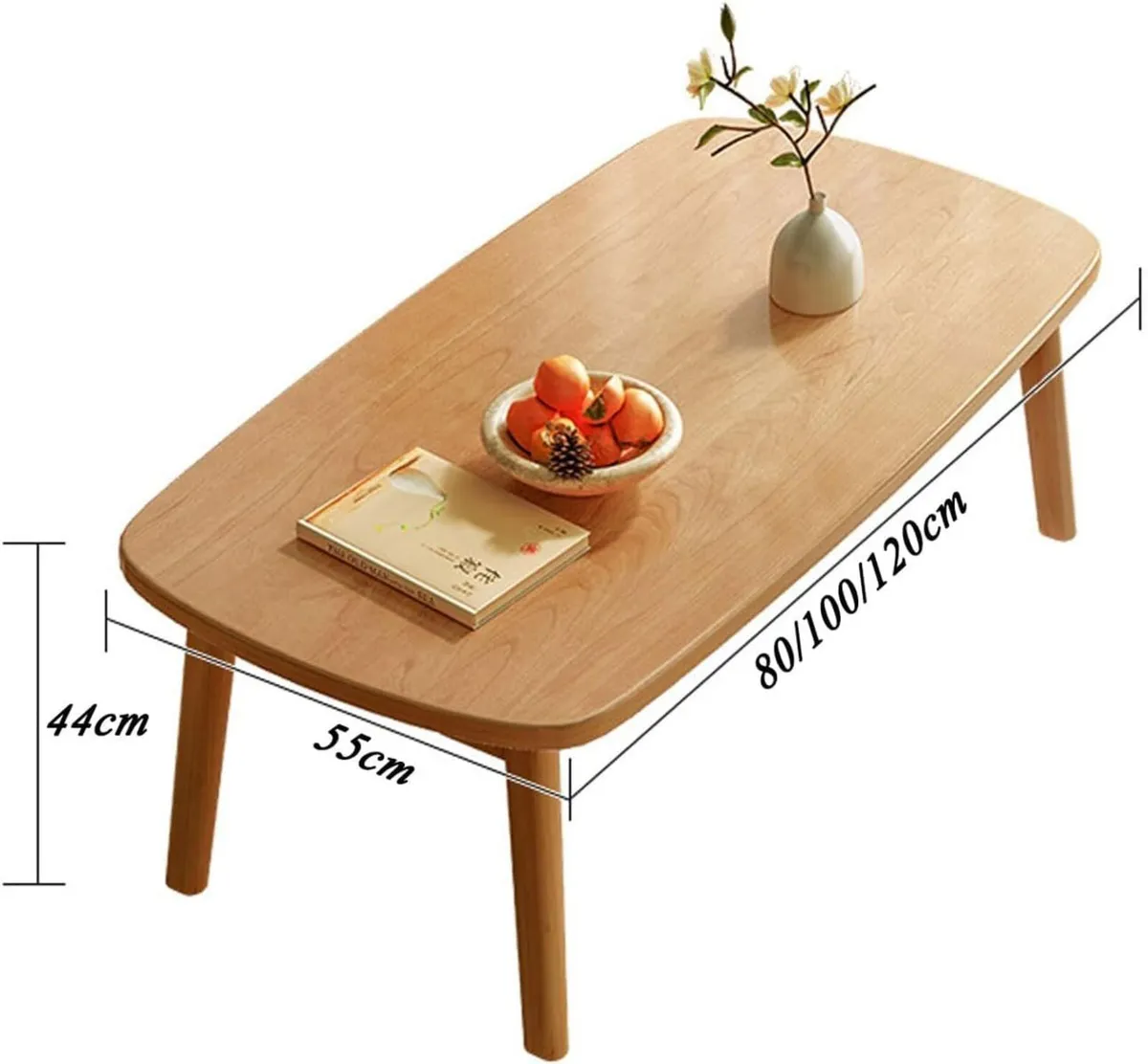 Portable Folding Coffee Table Rectangle Small - Image 3