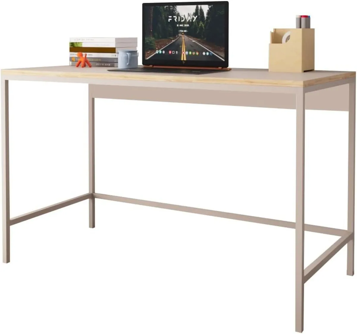 120cm Wide Home Office Desk Stylish Wooden Study - Image 1