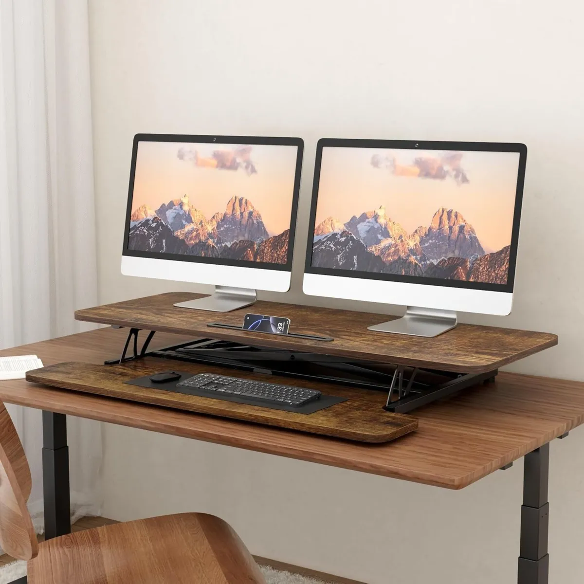 Standing Desk Converter 42/106cm Wide Height - Image 2