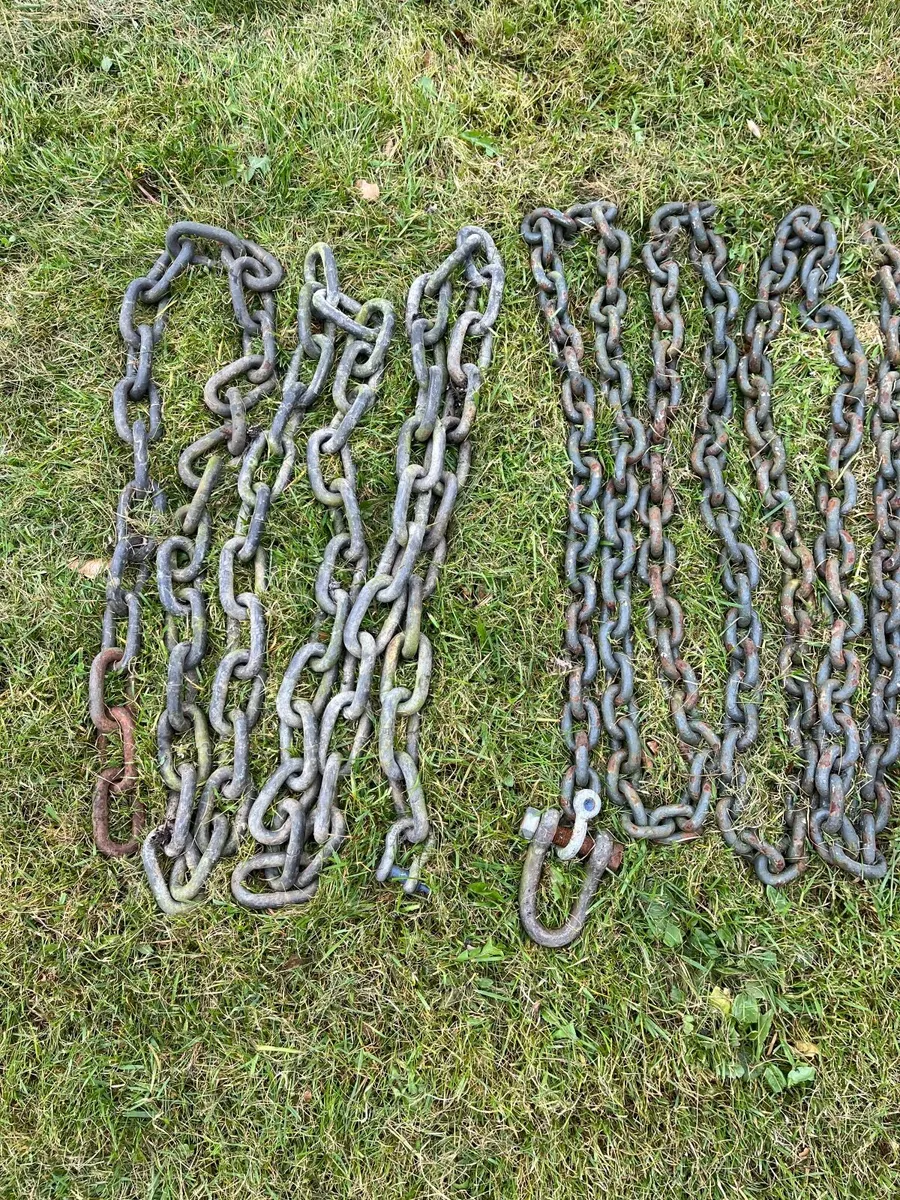 Heavy duty metal chains - Image 1