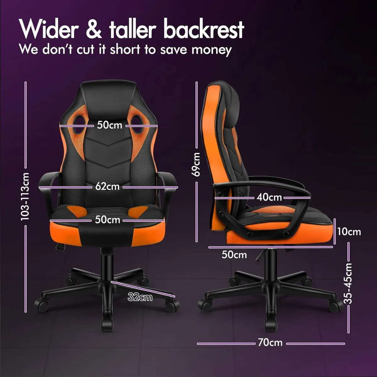 Gaming Chair Video Game Chairs Ergonomic Computer - Image 2