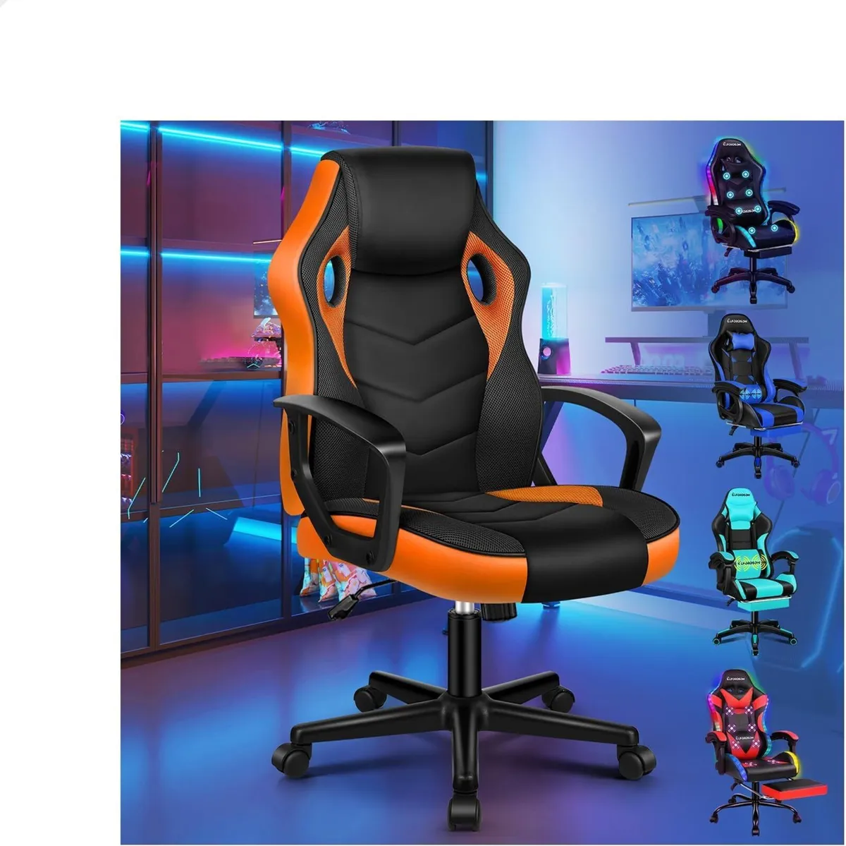 Gaming Chair Video Game Chairs Ergonomic Computer - Image 1