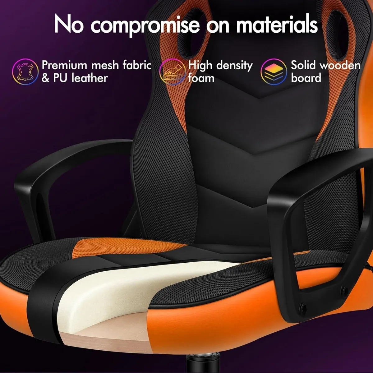 Gaming Chair Video Game Chairs Ergonomic Computer - Image 4