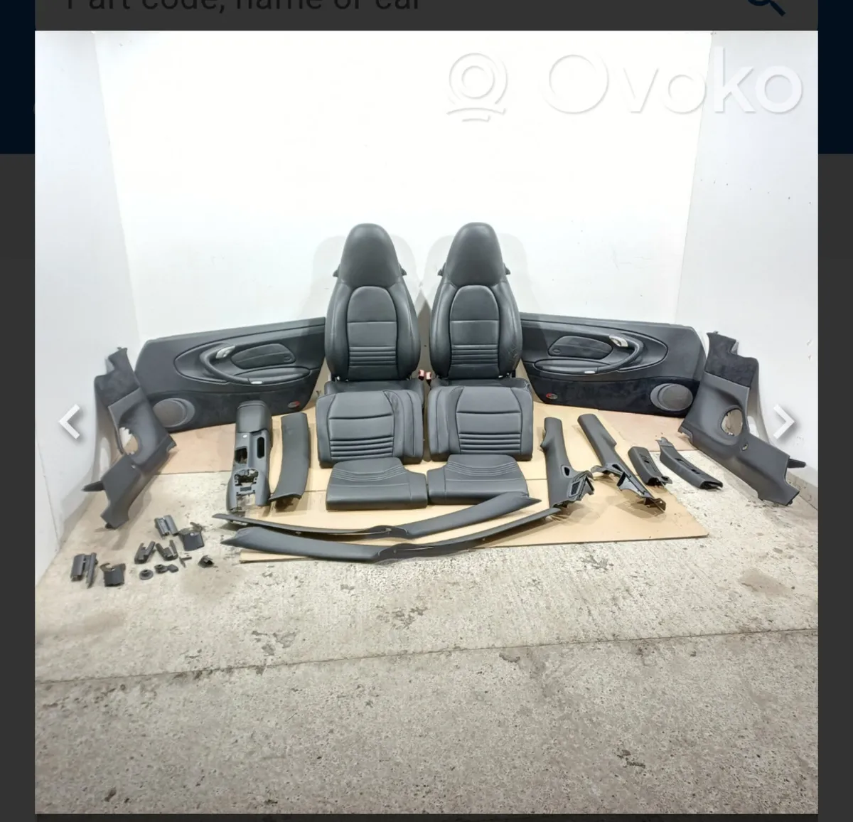 Porsche 996 coupe black interior - Image 1