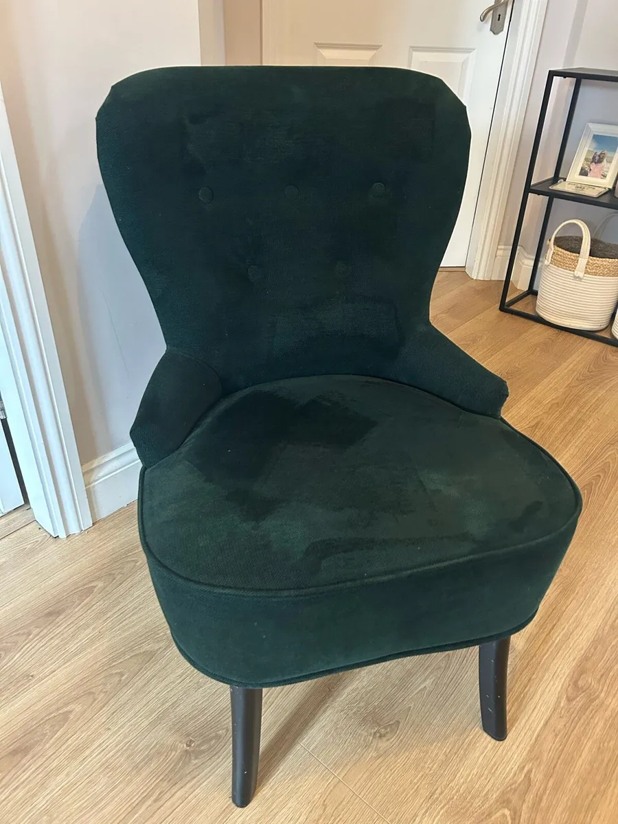 IKEA Remsta Dark Green Armchair - Image 1