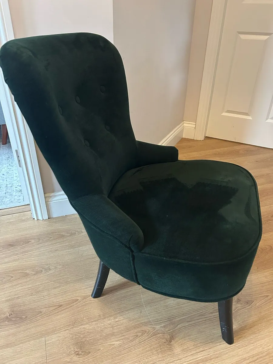 IKEA Remsta Dark Green Armchair - Image 2