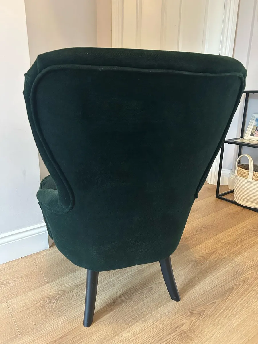 IKEA Remsta Dark Green Armchair - Image 4