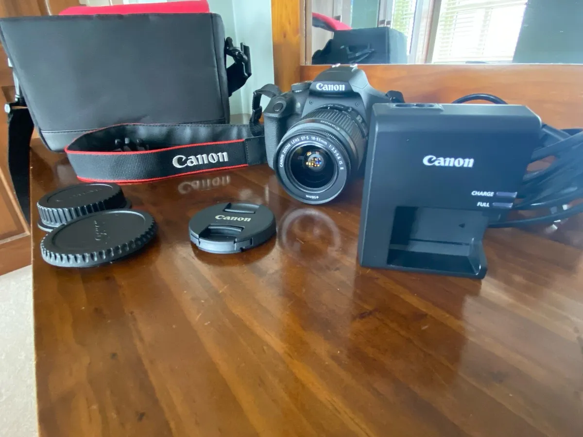 Canon EOS 2000D DSLR Camera and EF-S 18-55mm lens - Image 1