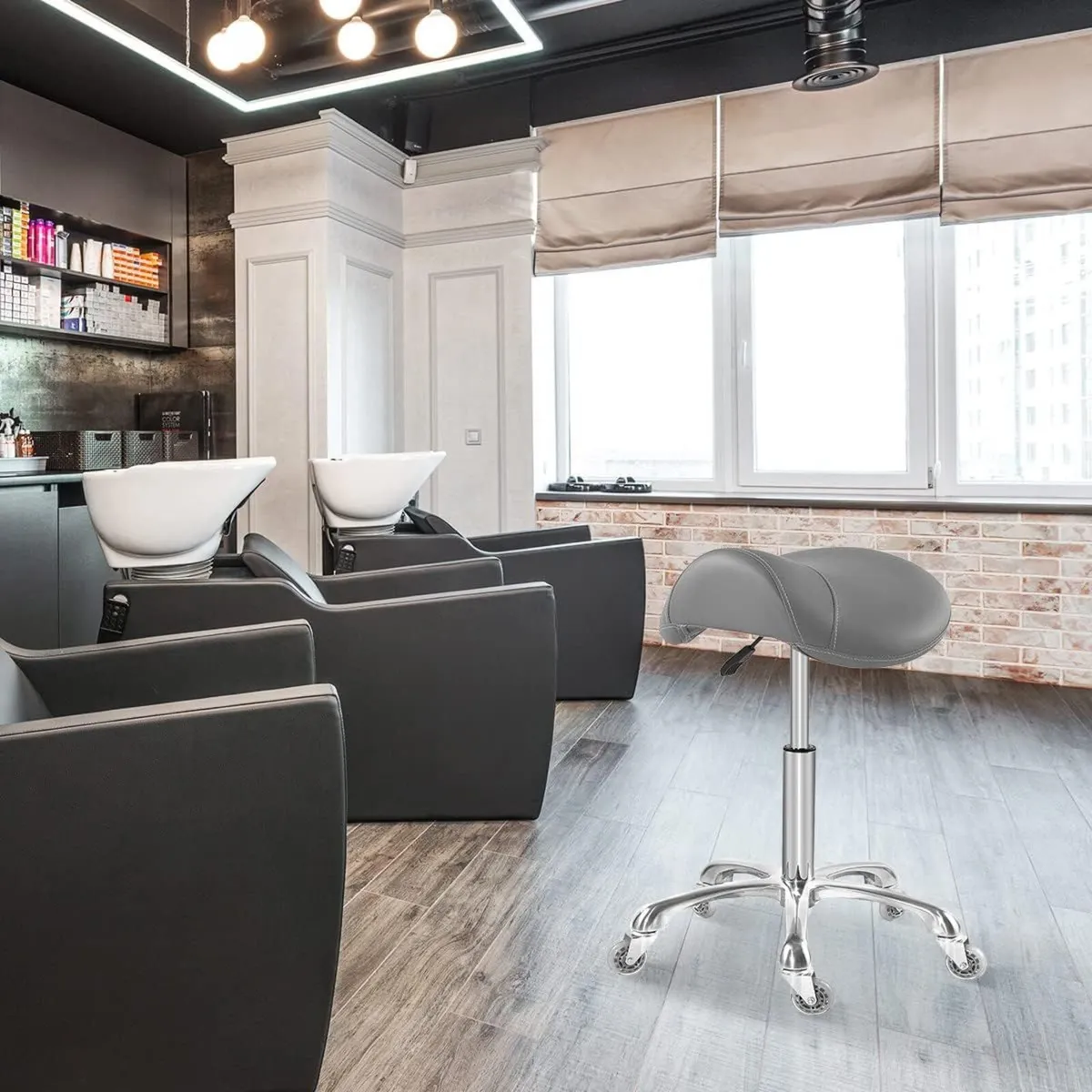 Saddle Stool Chair for Massage Clinic Spa Salon - Image 2