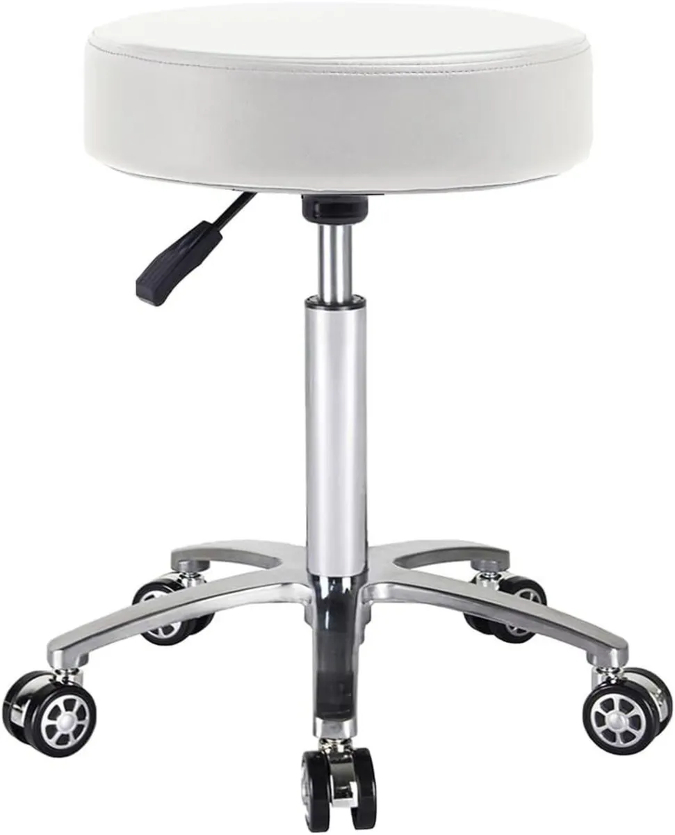 Massage Stool Chair on Wheels for Beauty Kitchen - Image 1