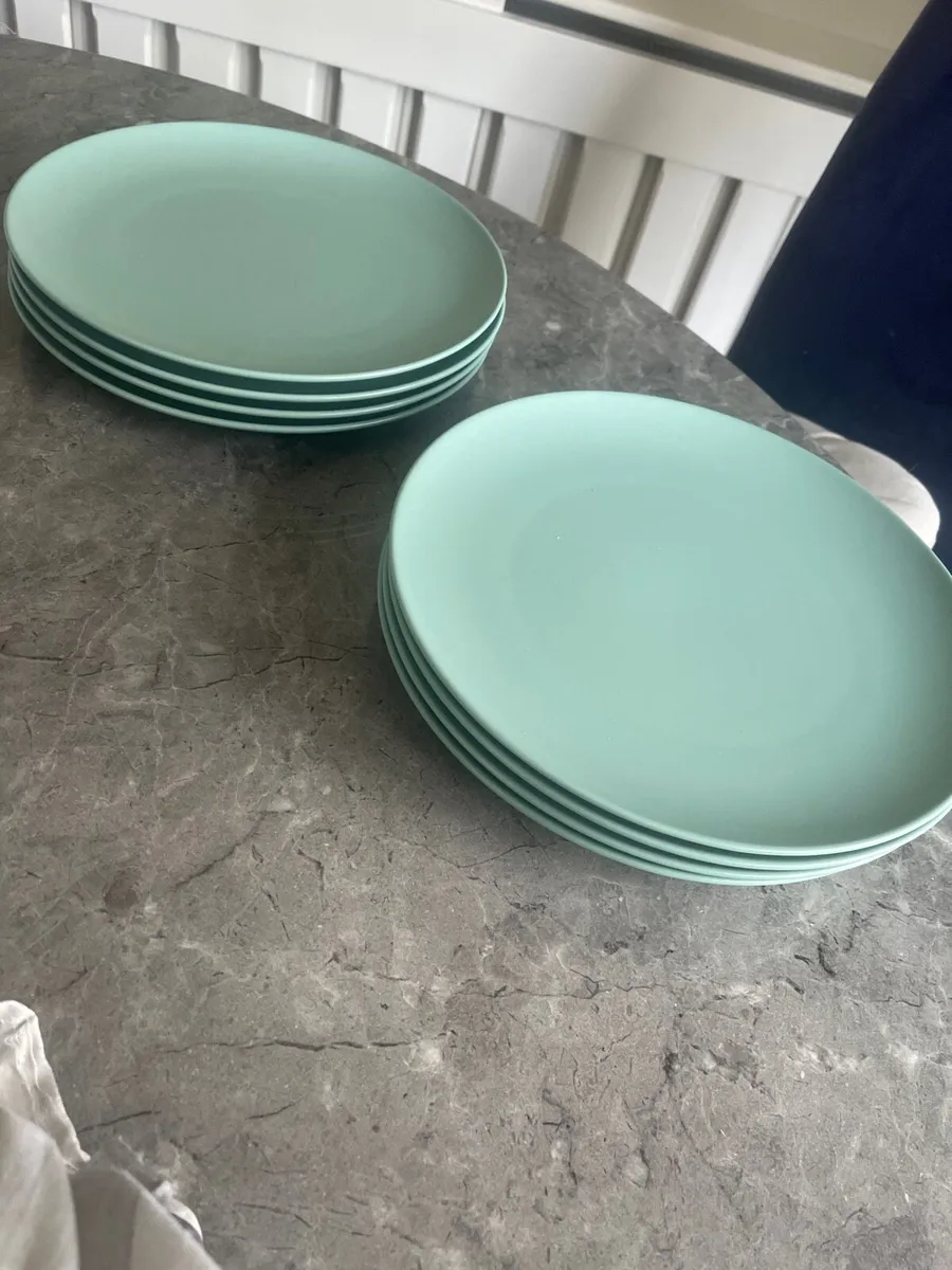 8 large dinner plates - Image 1