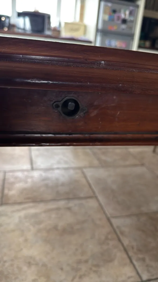 Antique mahogany table - Image 3