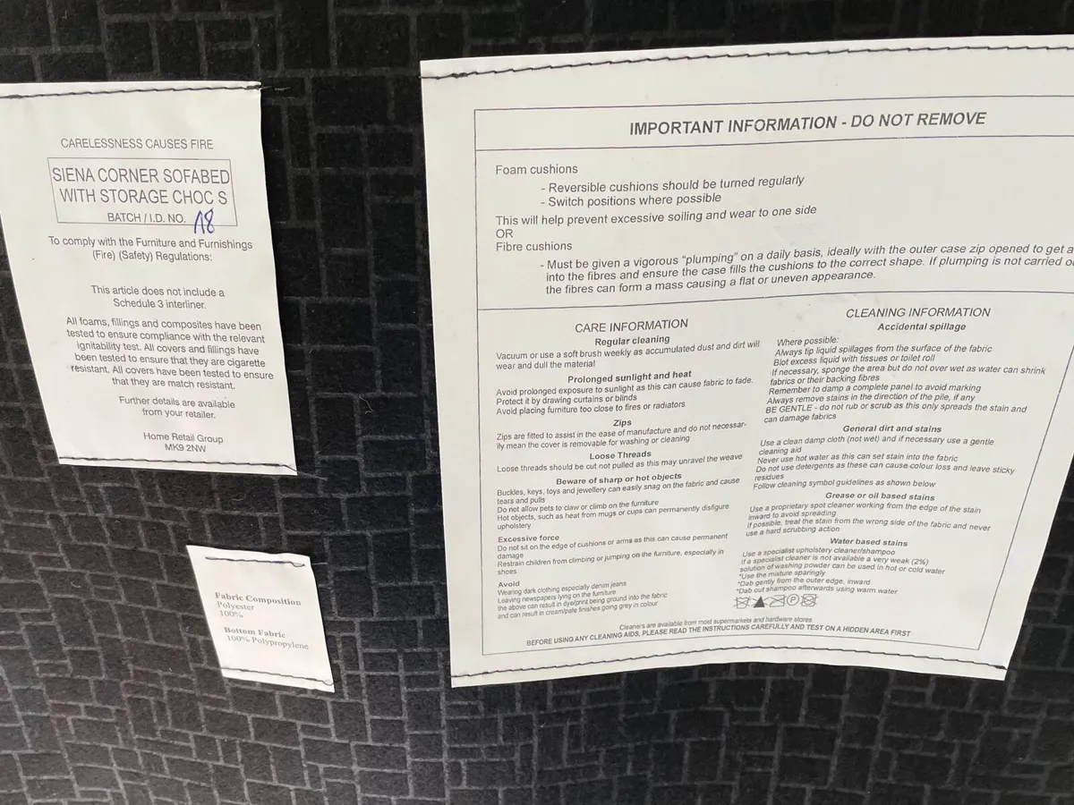 Sofa bed with Storage - Image 2