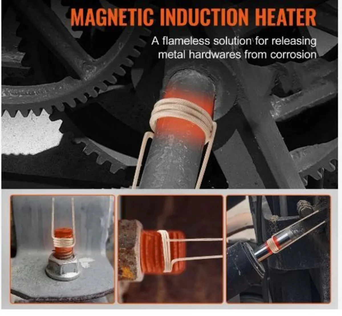 Magnetic Induction Heater Kit, 1000w 220V - Image 3