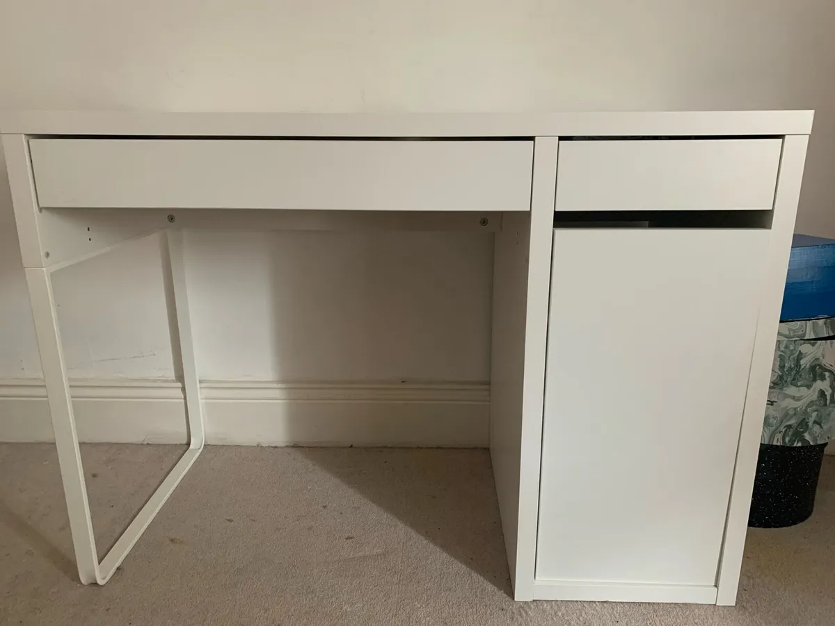FREE for collection Ikea white Micke desk 110x50cm - Image 2