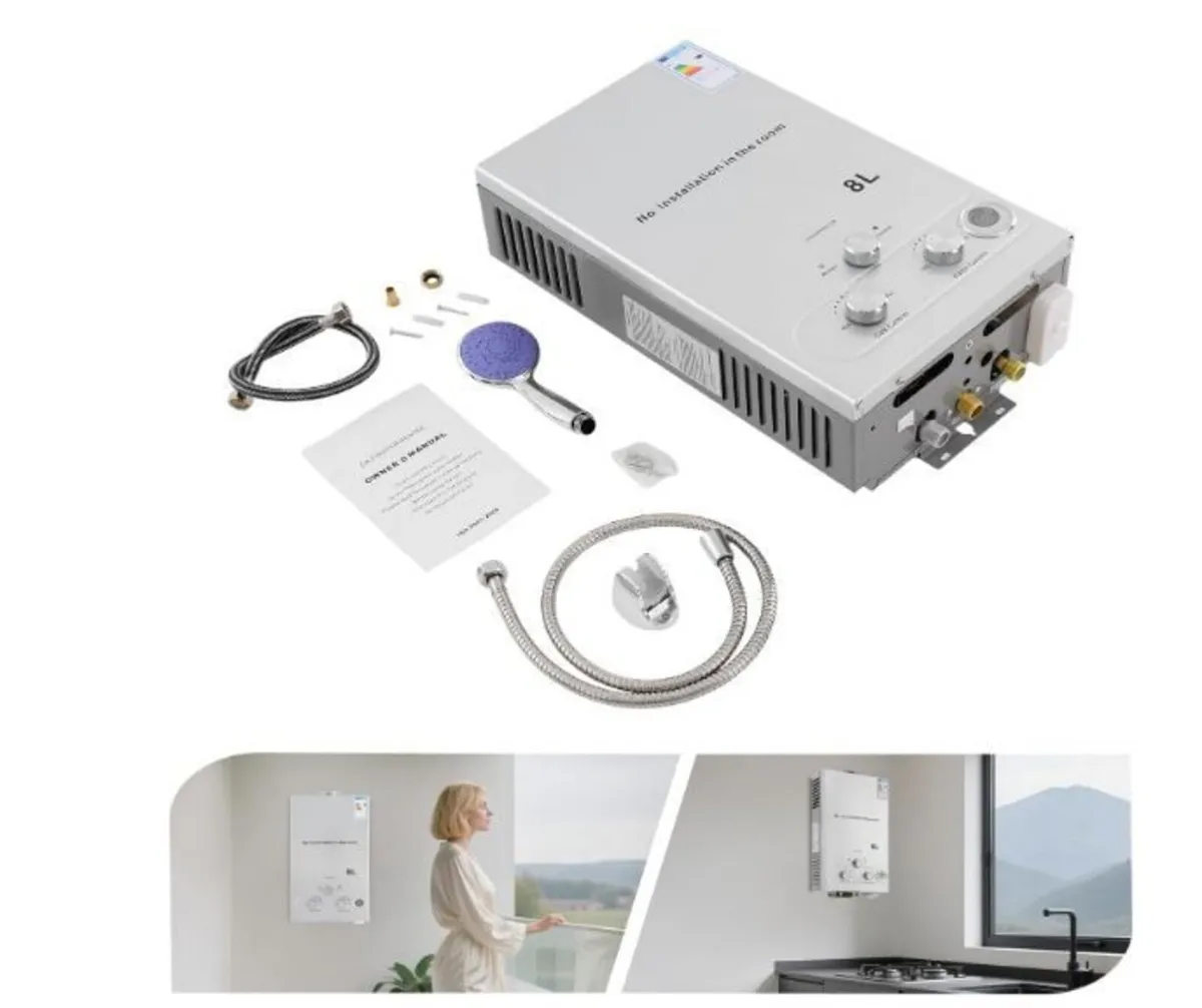 Instantaneous Water Heater, 8/12/16L Capacity - Image 1