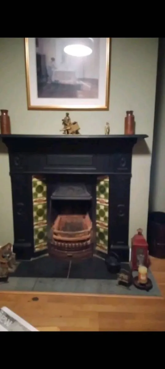 Antique Castiron Fireplace