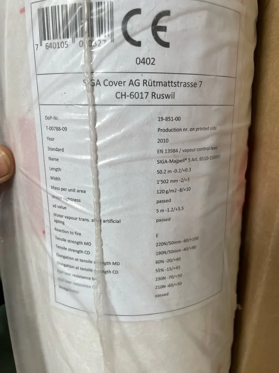 Sigma air tightness barrier control vapour - Image 3