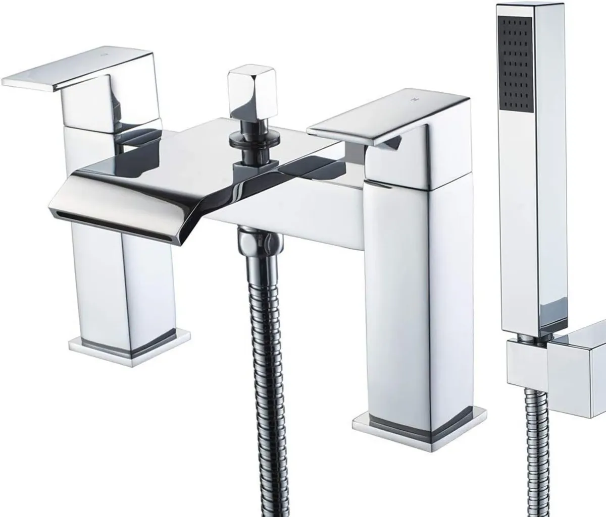 Bath Taps with Shower Waterfall Bathroom Tub Tap - Image 1