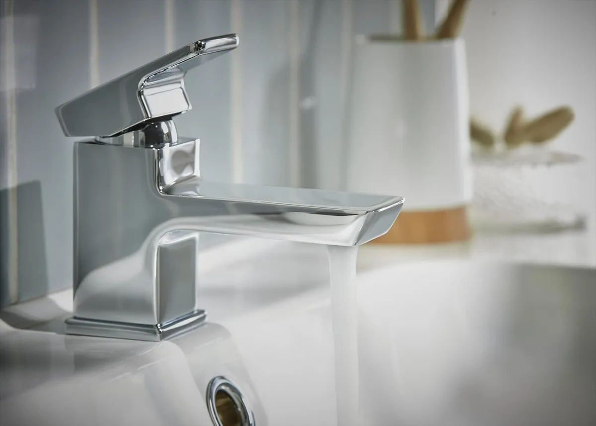 COB BAS C Colbalt Basin Mixer - Chrome - Image 2