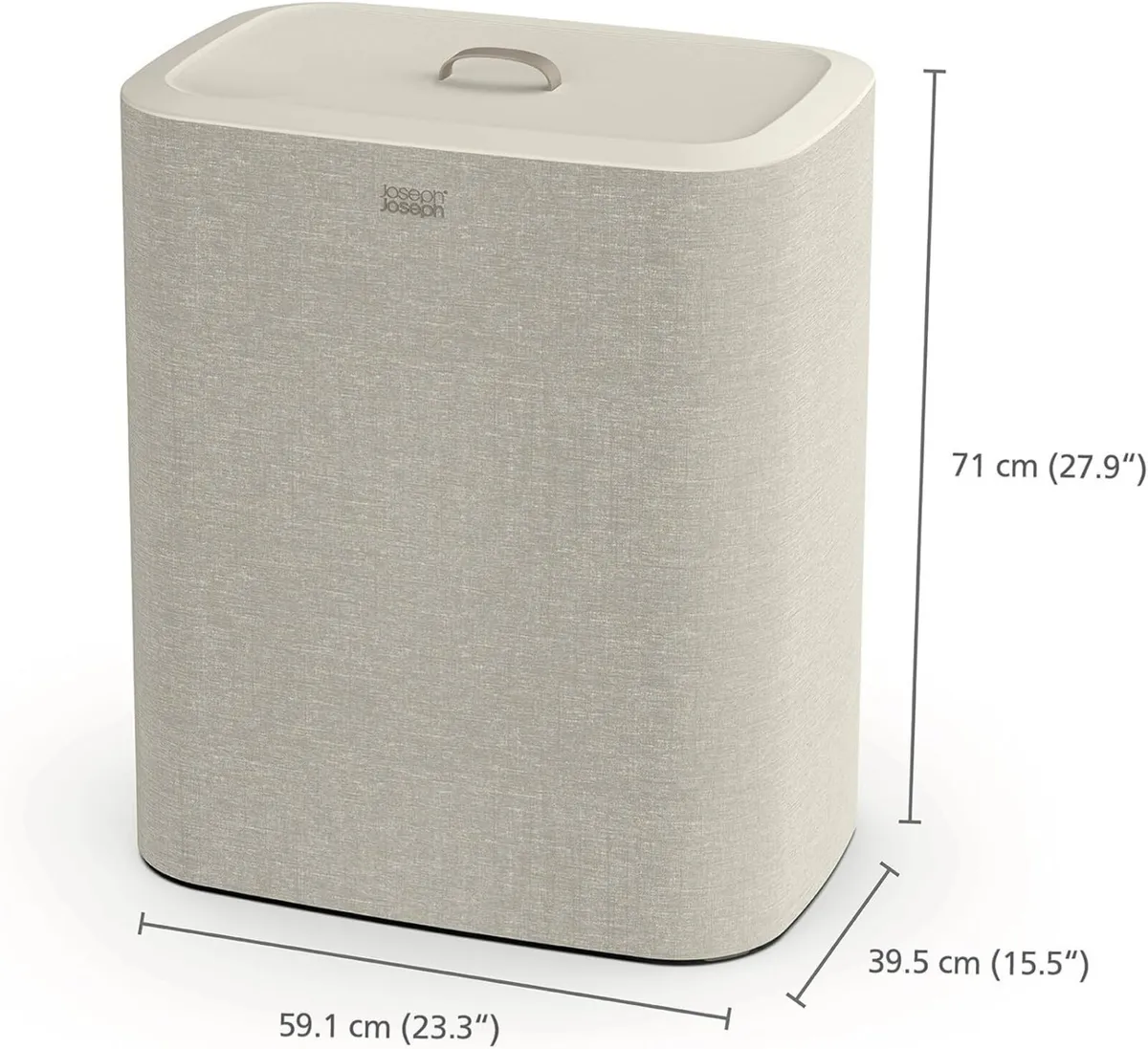 Tota 90-litre Laundry Separation Basket with lid - Image 2