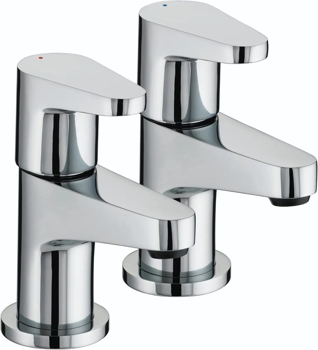 QST 1/2 C Chrome Plated Quest Basin Taps - Image 1