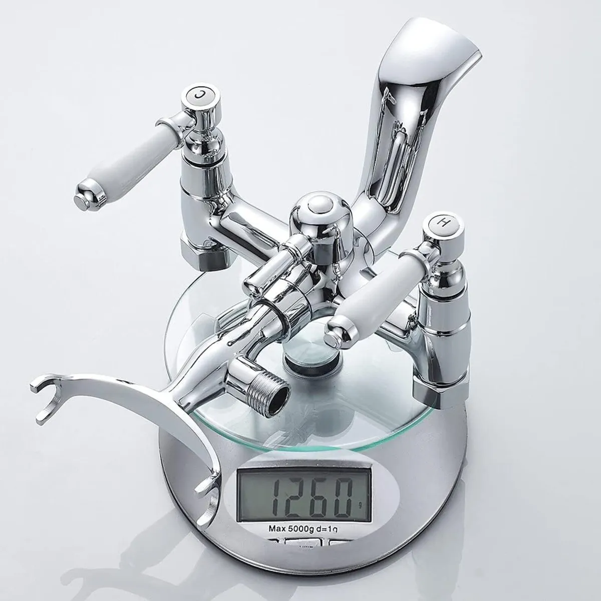 Traditional Bathtub Mixer Tap Victorian Bath - Image 4