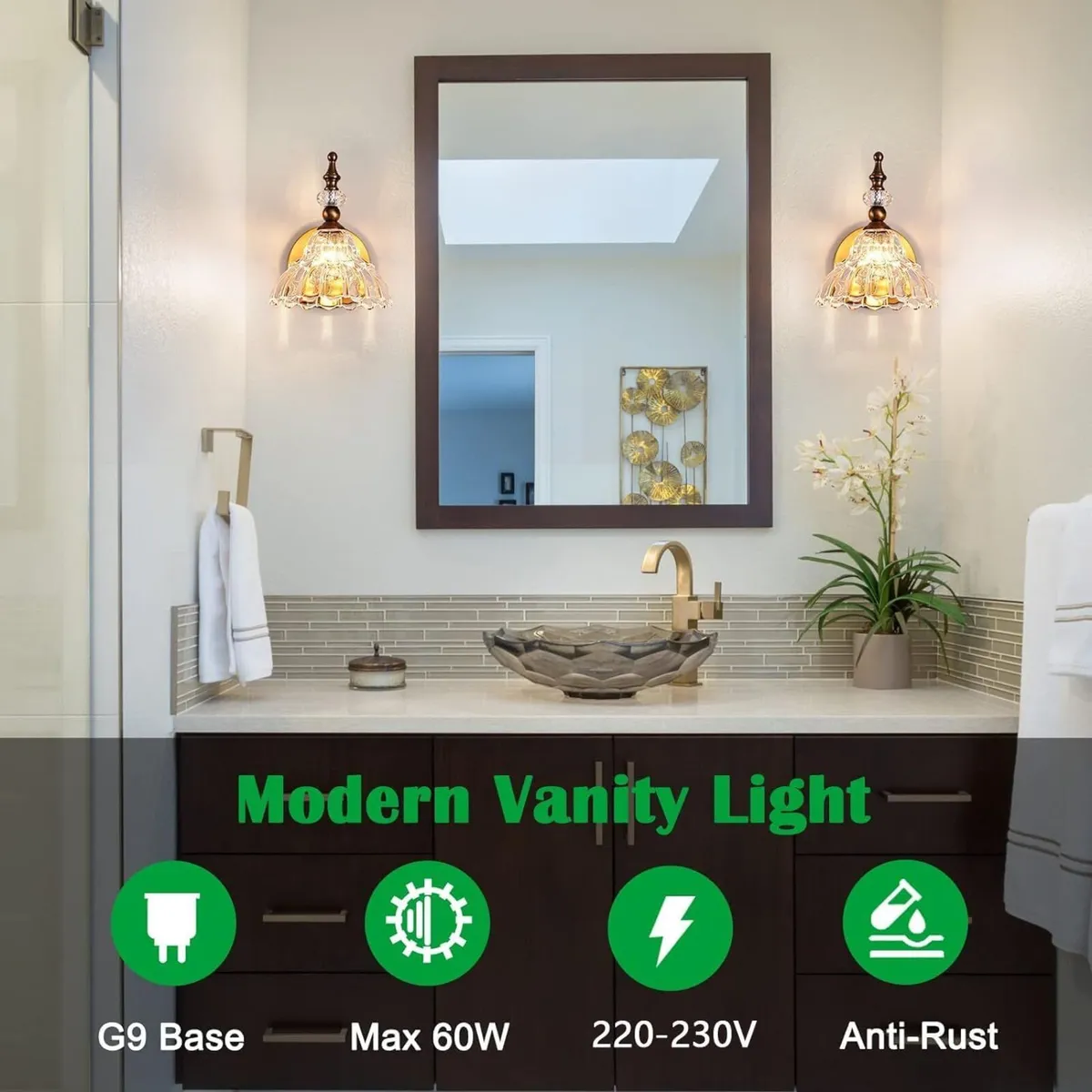 Retro Wall Light Bathroom Vanity Lights Fixture - Image 4