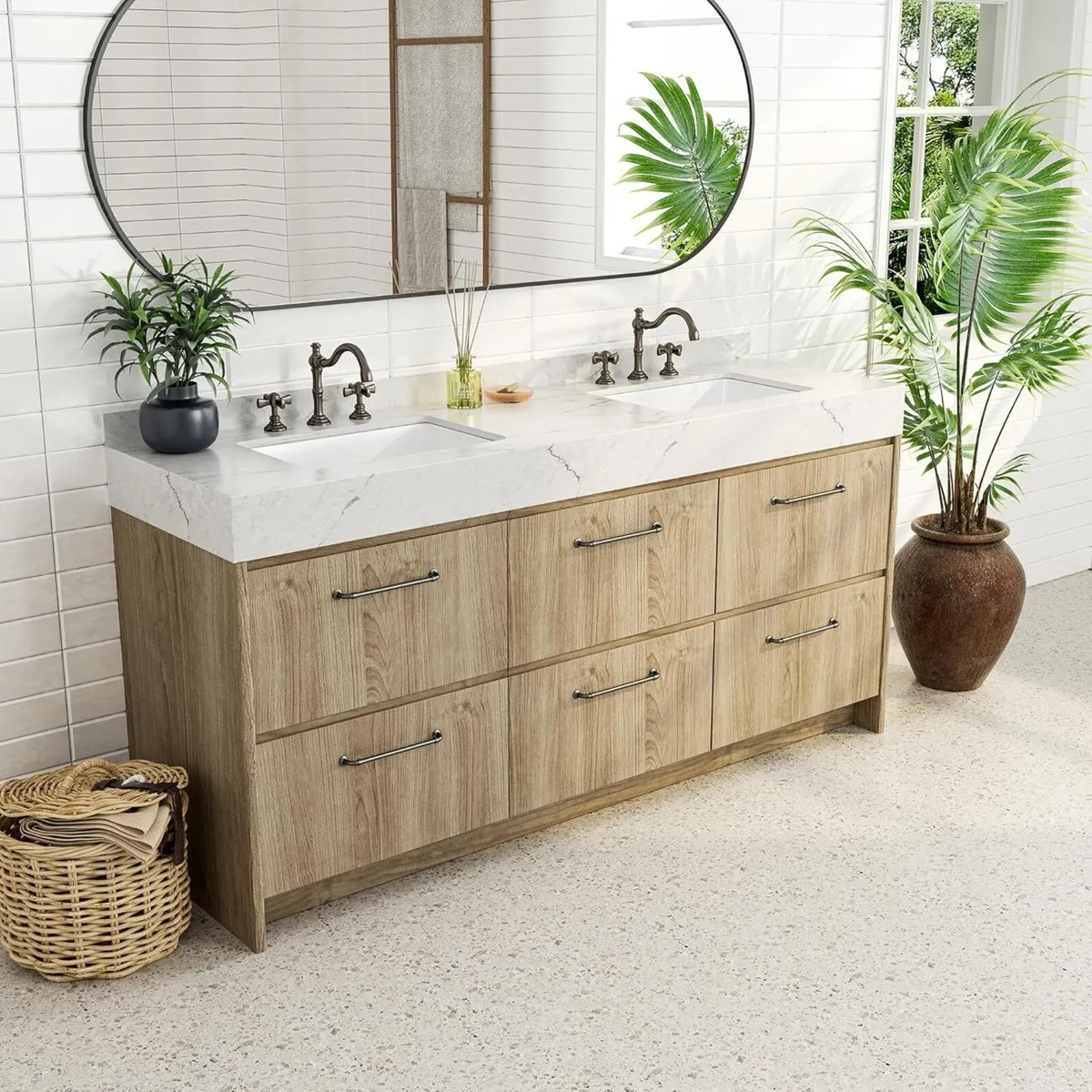 21 Rectangular Undermount Bathroom Sink Porcelain - Image 4