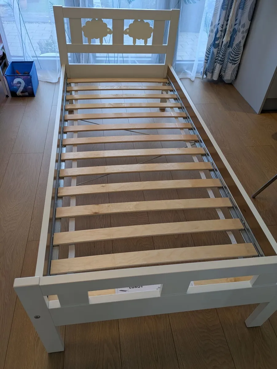 Ikea Kritter Bedframe with slatted bed base - Image 1
