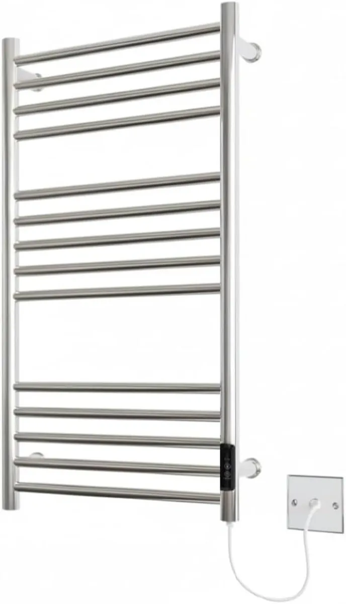 Siena Electric Heated Towel Rail H720mm W400mm - Image 1