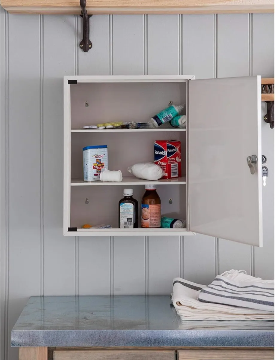 Medicine First Aid Medical Wall Mounted Cabinet - Image 3