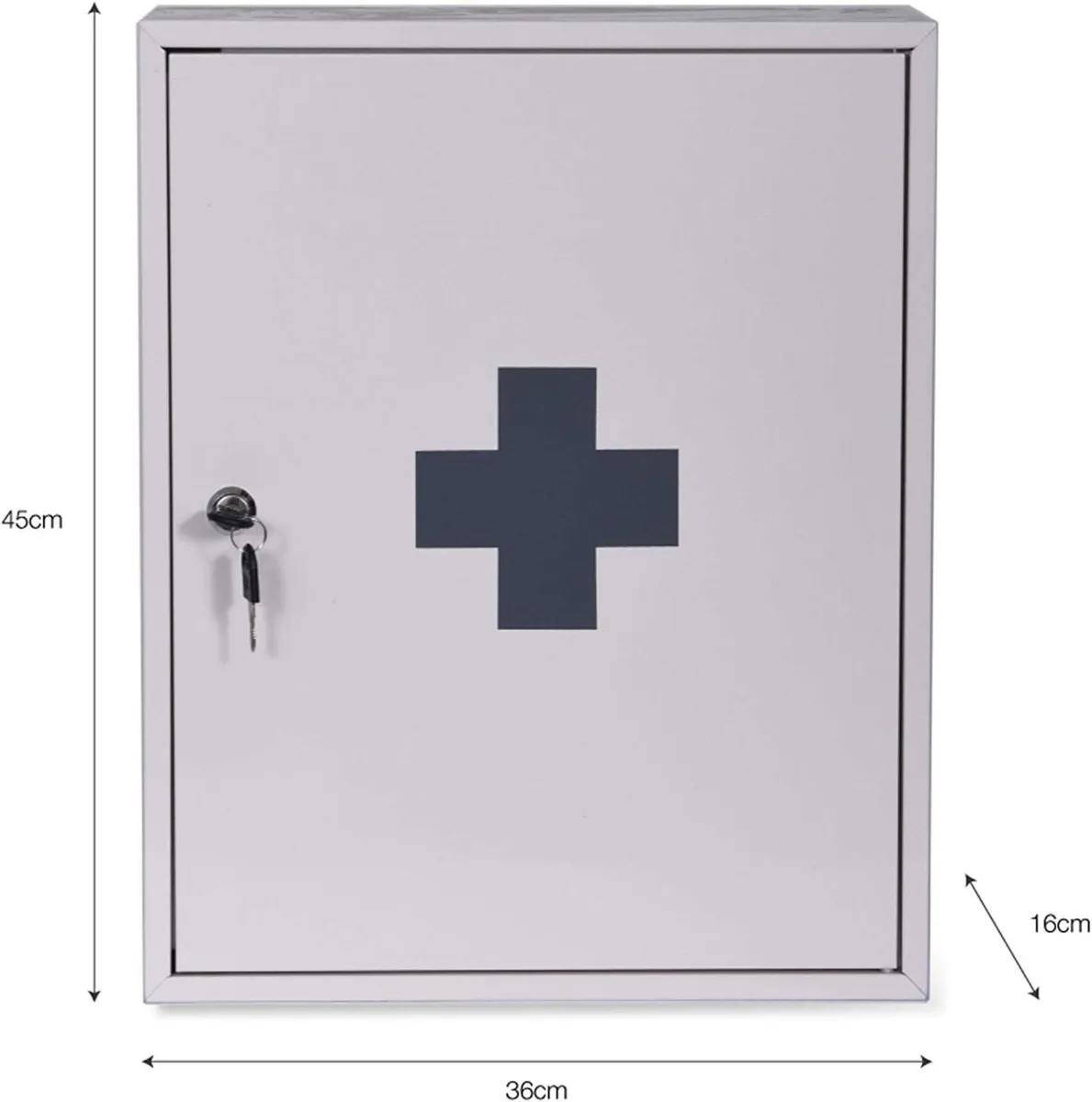 Medicine First Aid Medical Wall Mounted Cabinet - Image 2
