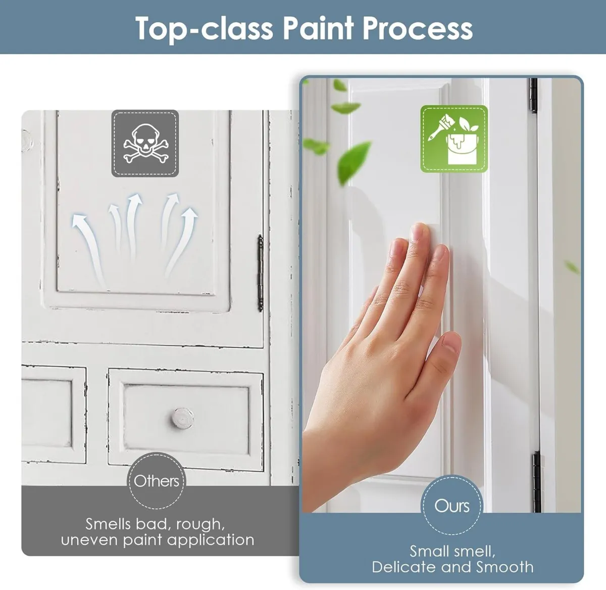 Bathroom Wall Cabinet 25x19 Farmhouse Mounted - Image 4