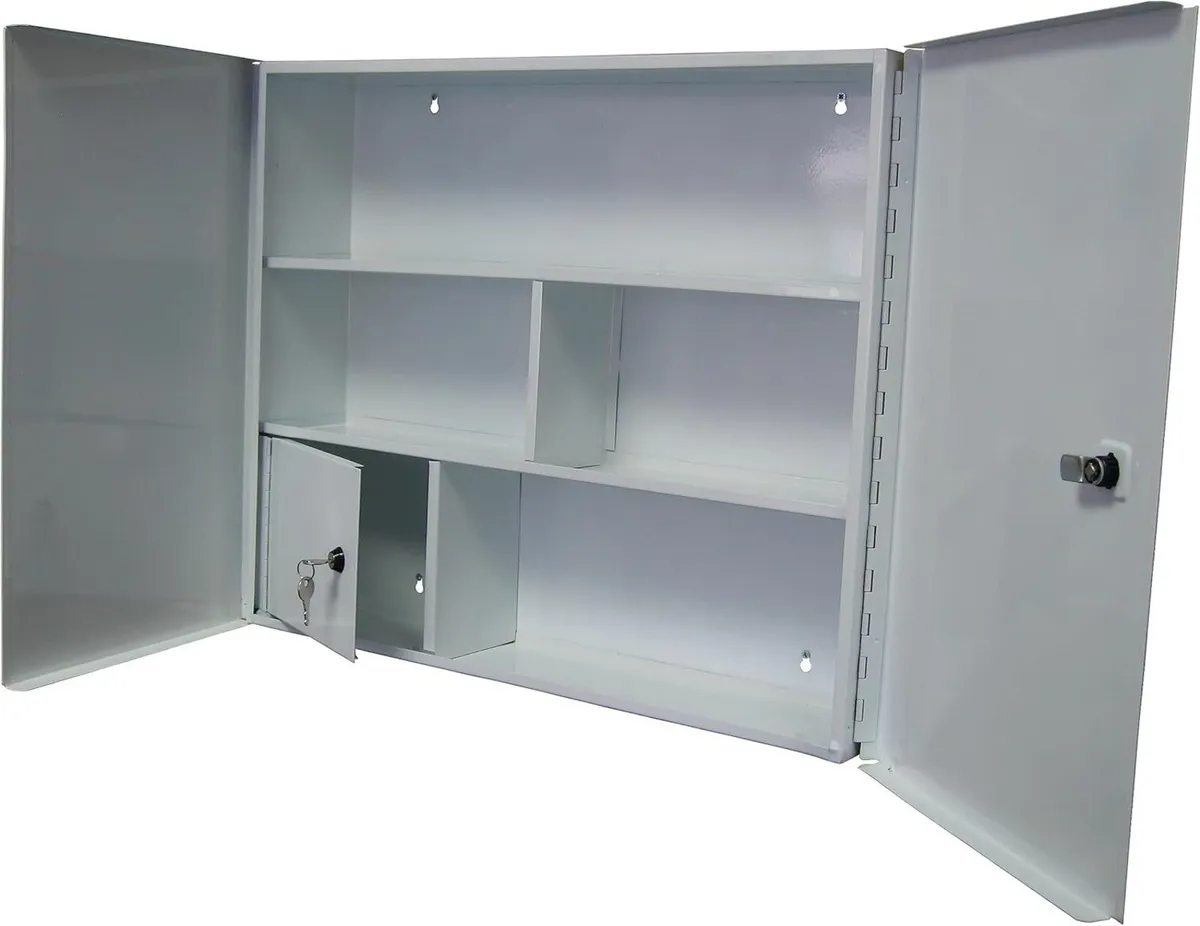 Metal Cabinet Empty - 60 x 50 12.5 cm - Image 3