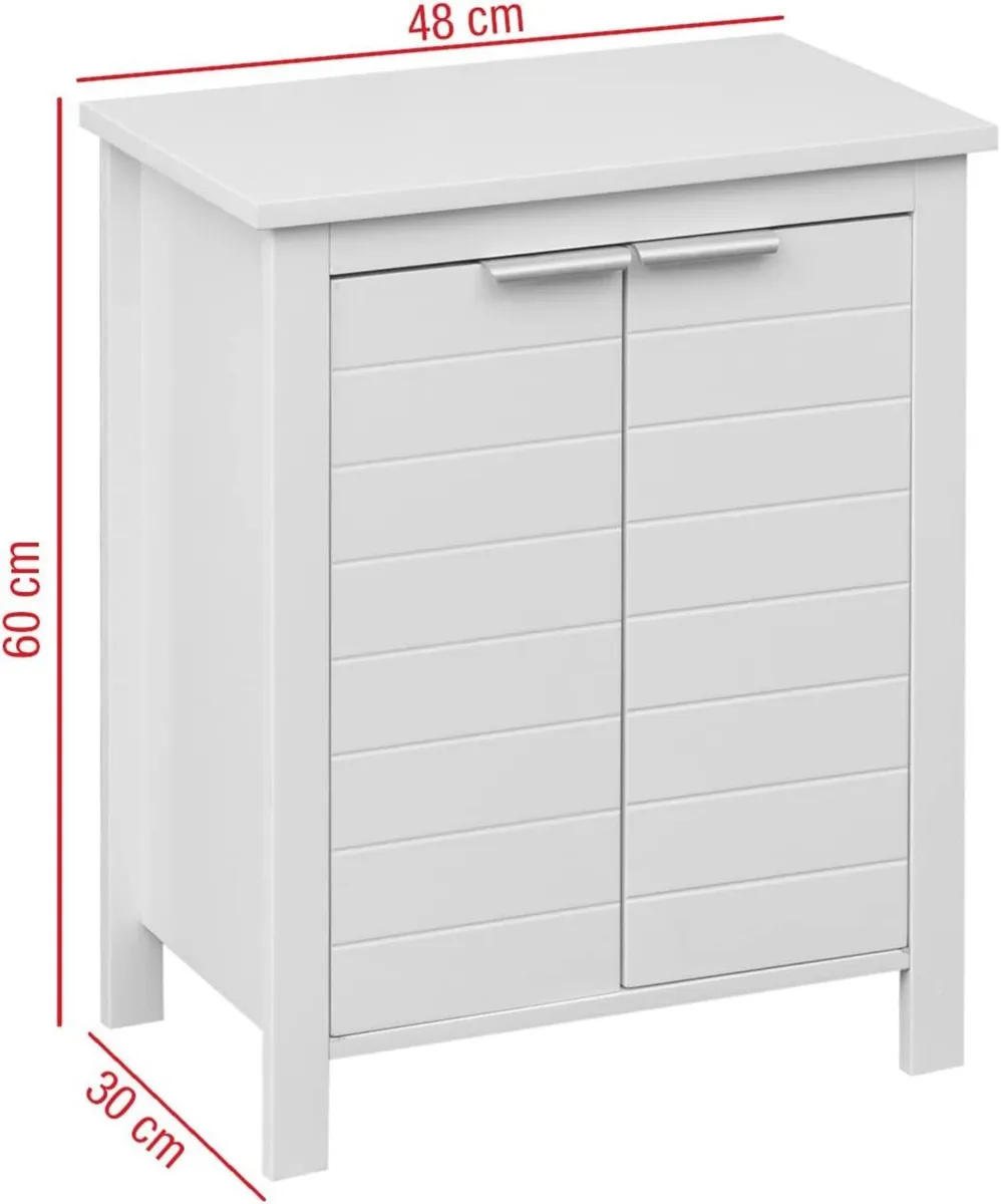 Freestanding Bathroom Cabinet Laundry Entryway - Image 3