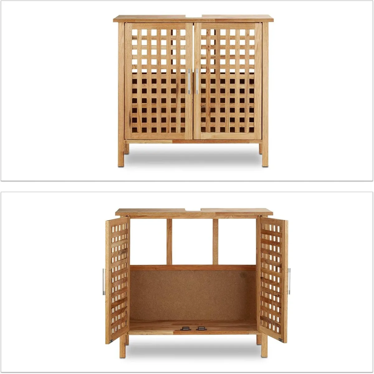 Walnut Under-Sink Cabinet 56.7 x 64.5 33.2 cm - Image 4