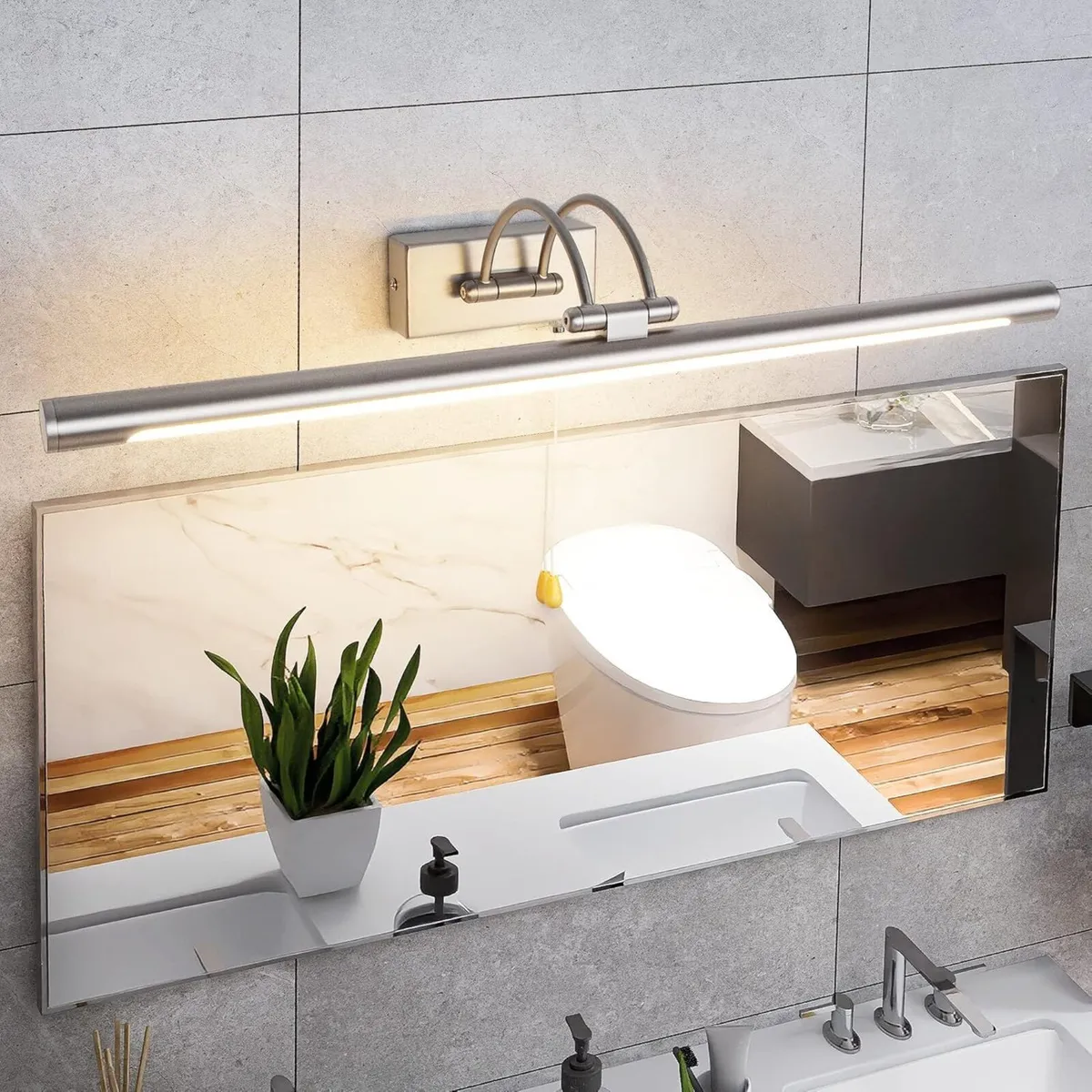 LED Bathroom Mirror Light 90cm Picture with - Image 3