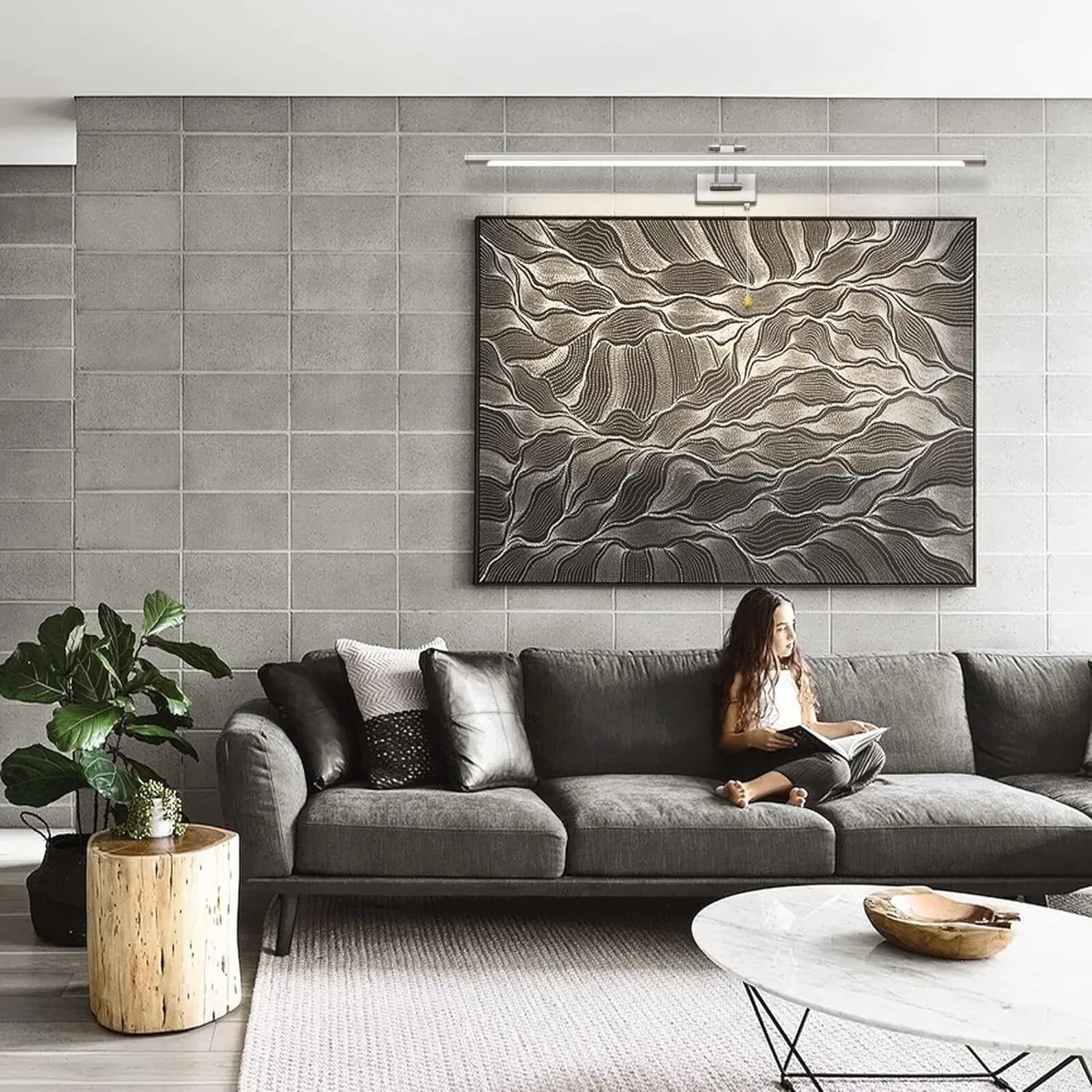 LED Bathroom Mirror Light 90cm Picture with - Image 4