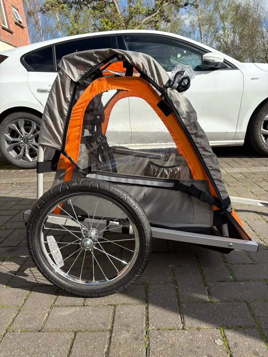 2-seat Childs Bike Trailer - Image 3