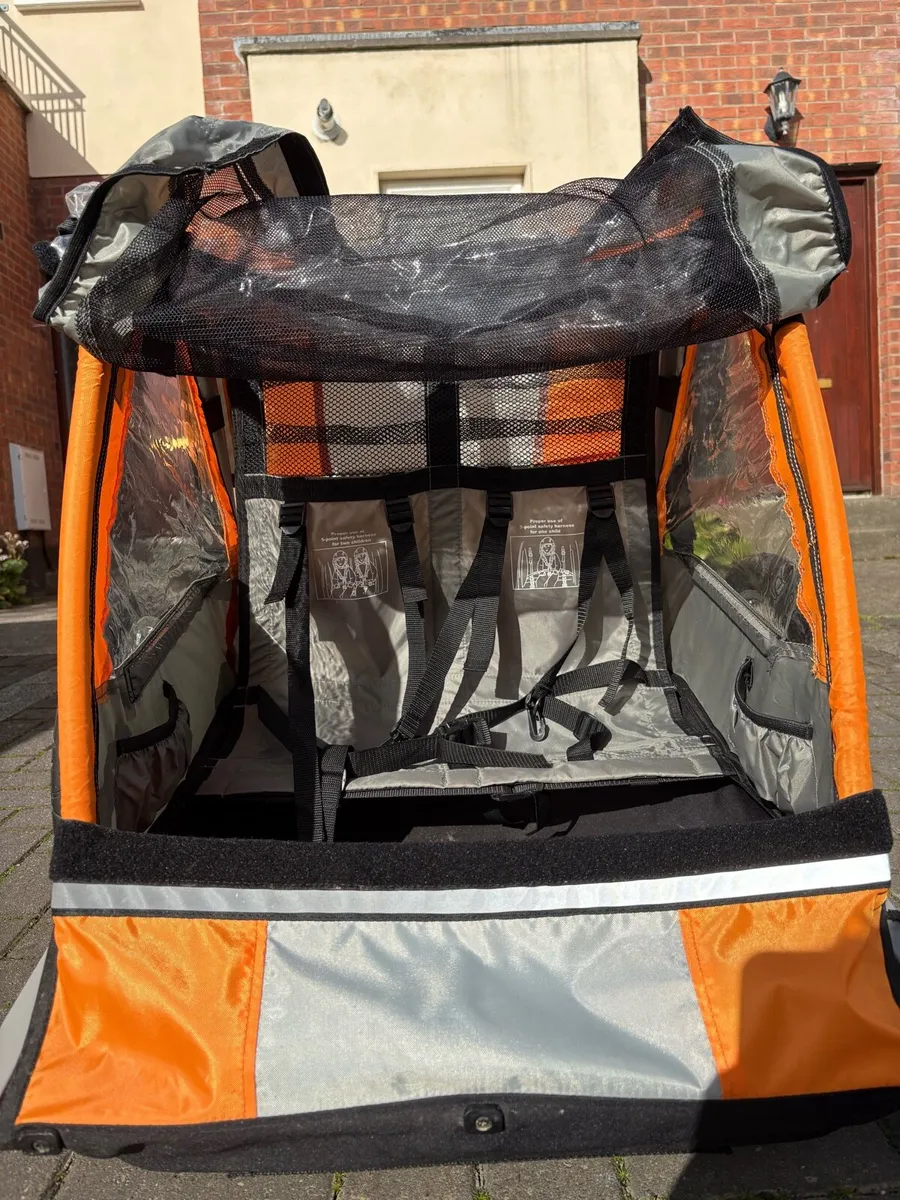 2-seat Childs Bike Trailer - Image 4