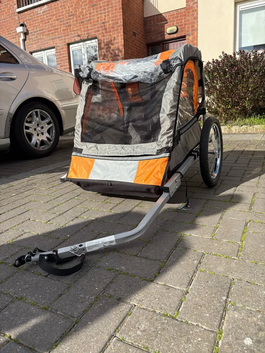 2-seat Childs Bike Trailer - Image 1