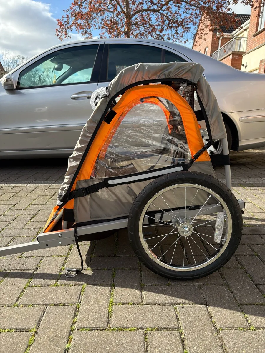 2-seat Childs Bike Trailer - Image 2