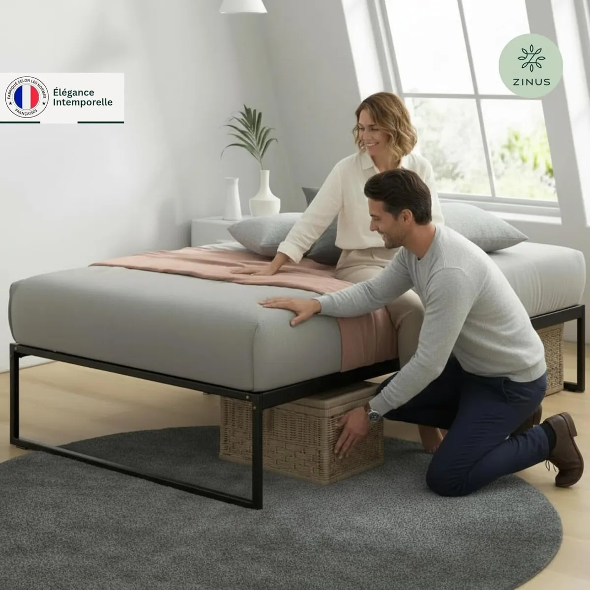 Lorelei 35.6 cm Bed Frame/No Slatted Base - Image 3