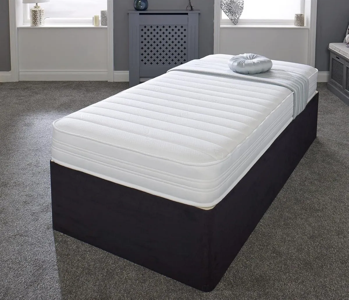 White Sirocco Hybrid Small Single Mattress (75 x - Image 4