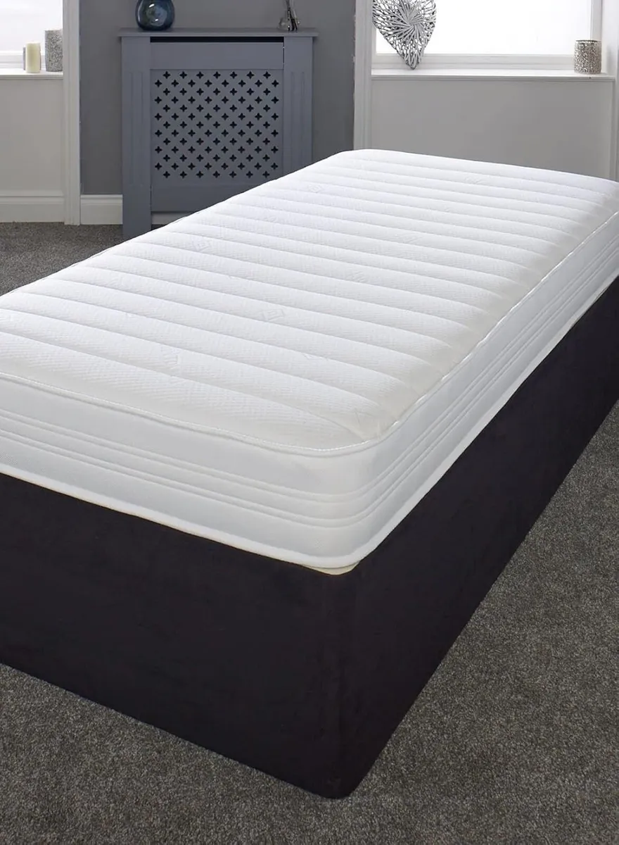 White Sirocco Hybrid Small Single Mattress (75 x - Image 2