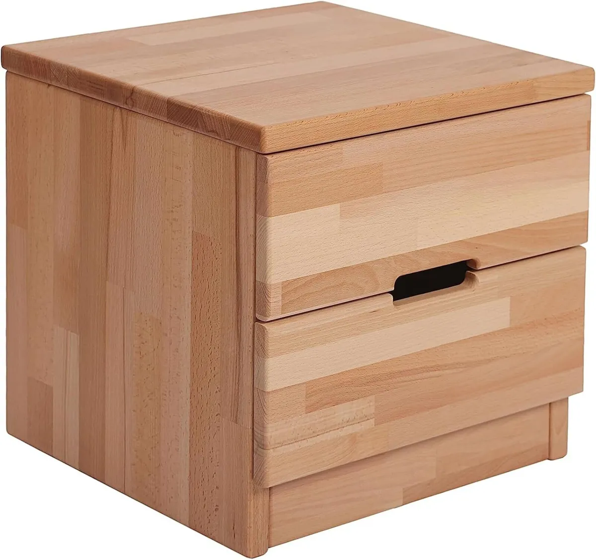 Bedside Table ELSA solid wood 40x40x40 cm (in - Image 1